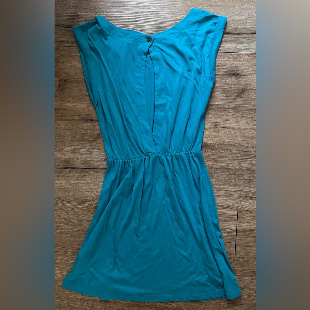 Teal Sleeveless Dress